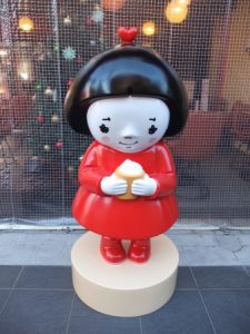 看板キャラクター 台湾茶大好きな女の子「キキちゃん」
